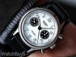 Show product details for Hanhart 417 ES Panda Flyback Column Wheel Chronograph
