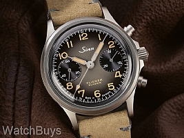 Show product details for Sinn 356 Flieger Classic AS E on Strap - Acrylic