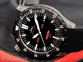 Show product details for Sinn UX EZM 2 B GSG9 SDR on Silicone Strap